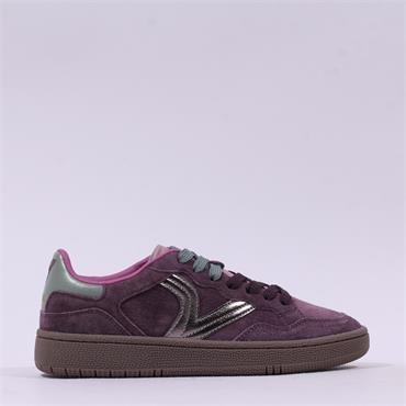 Victoria Smash Suede Gumsole Trainer - Bordo